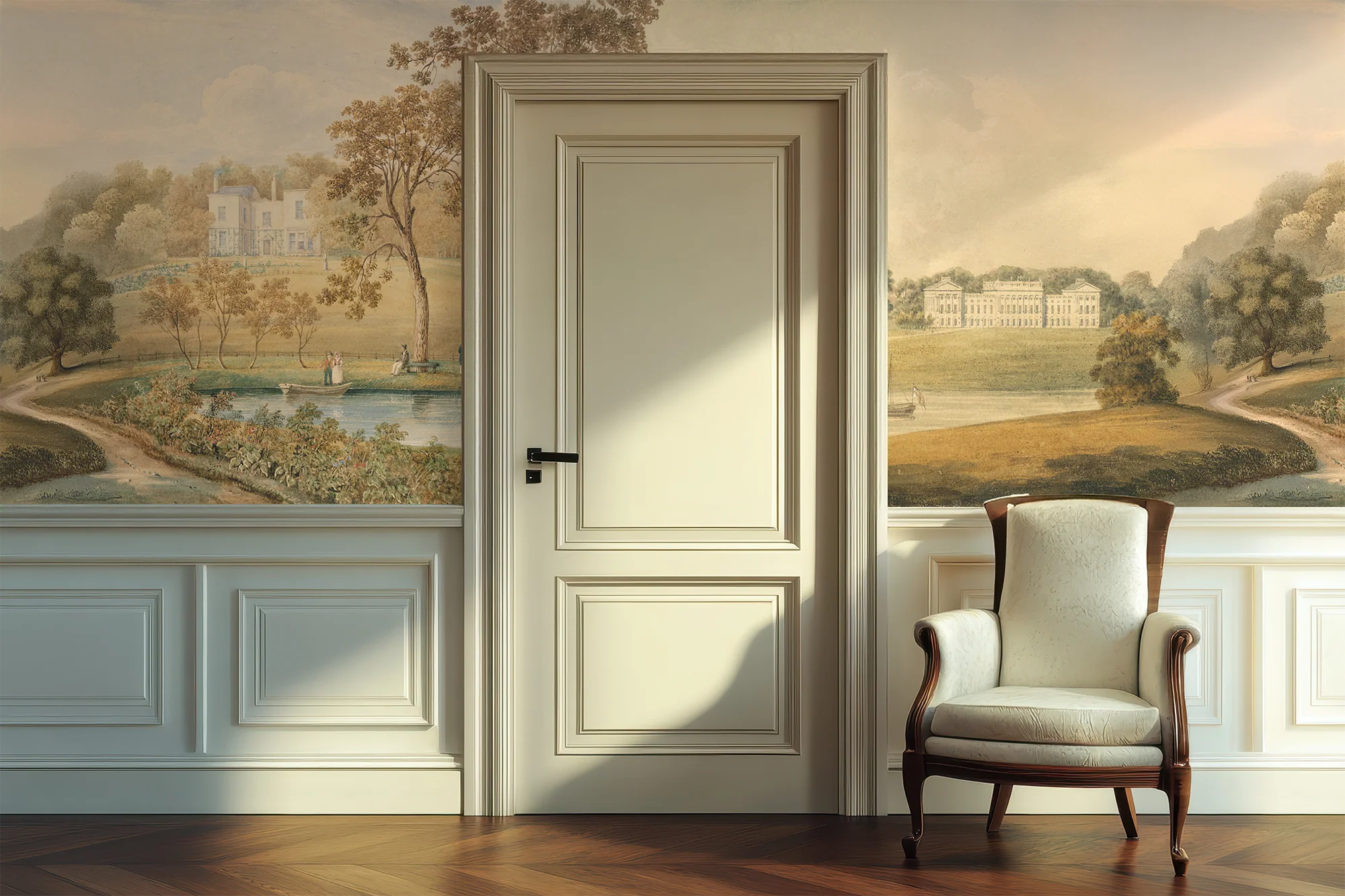 Agatha - Vintage Victorian Country Garden Wallpaper Mural - Image 3