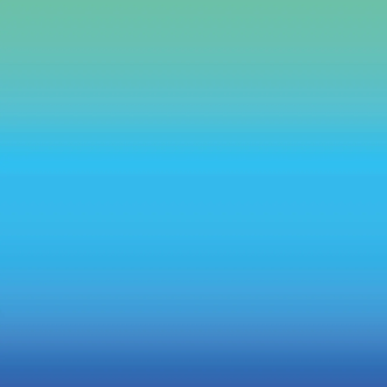 Breezy Gradient - Green & Blue Ombre Wallpaper Mural - Image 3