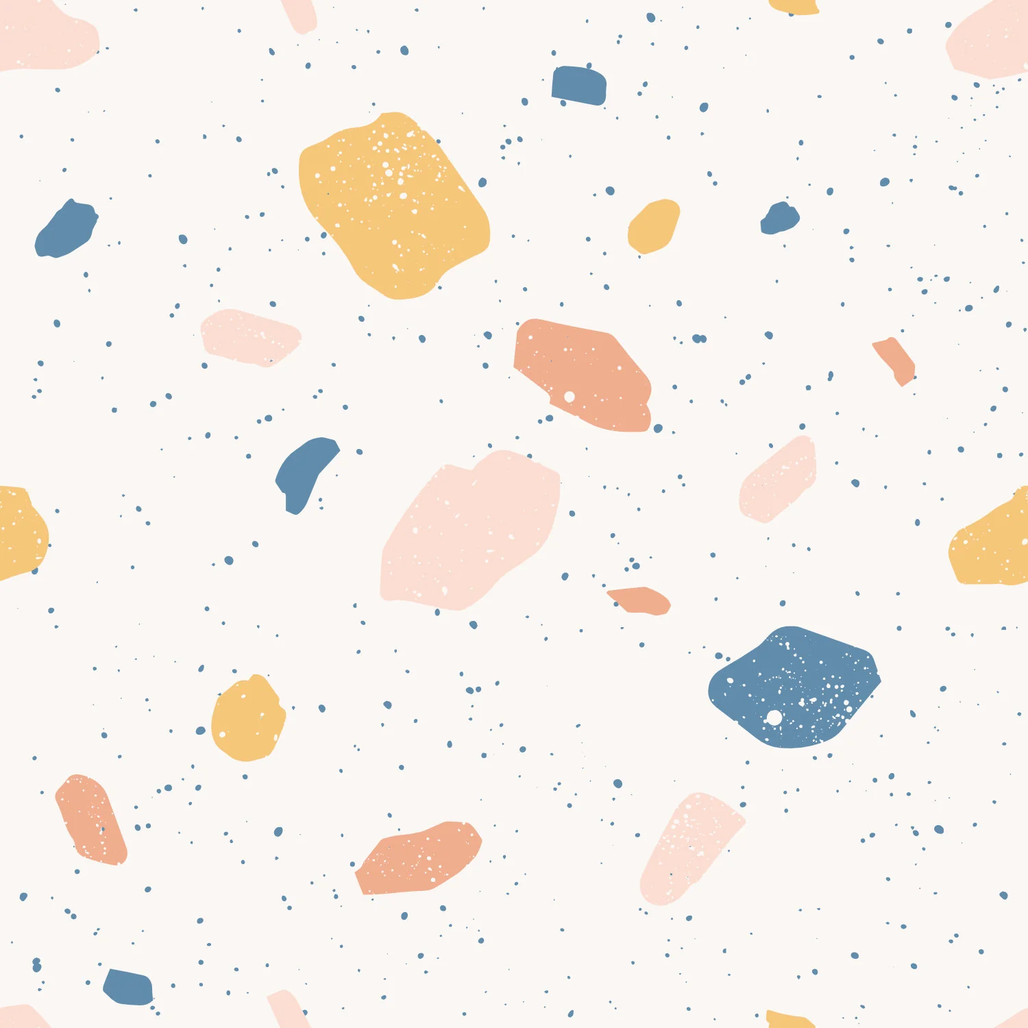 Dohi - Colourful Terrazzo Spot Wallpaper Mural - Image 3