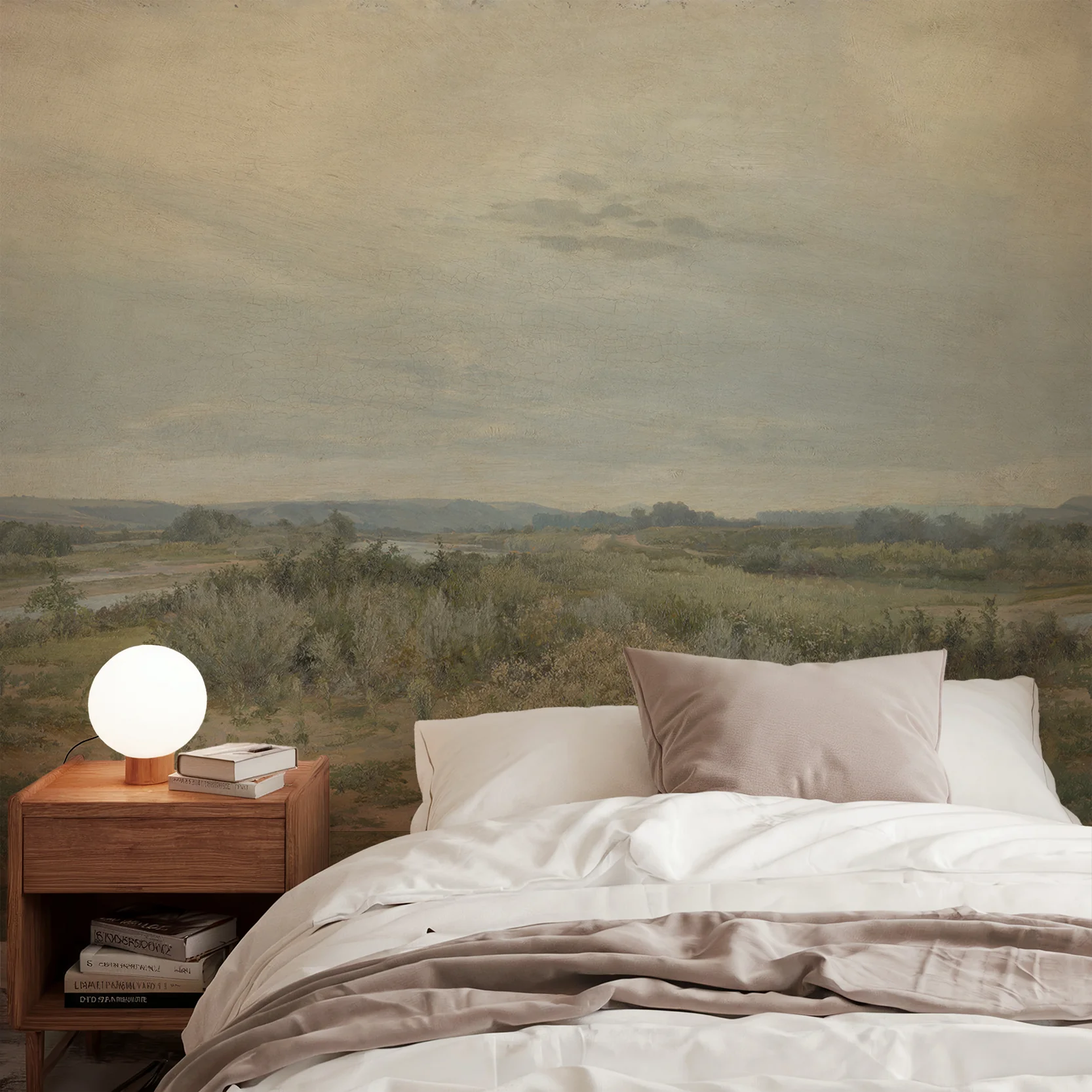 Eowyn - Vintage British Landscape Painting Wallpaper Mural - Image 3