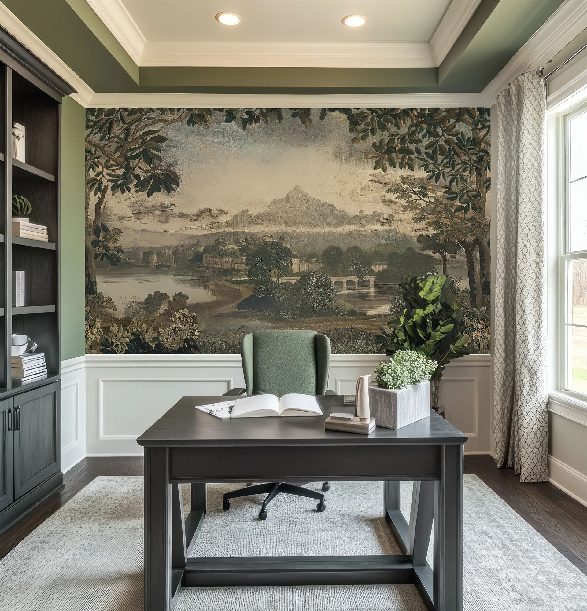 Evelyn - Timeless Forest Tapestry Wallpaper Mural - Image 3