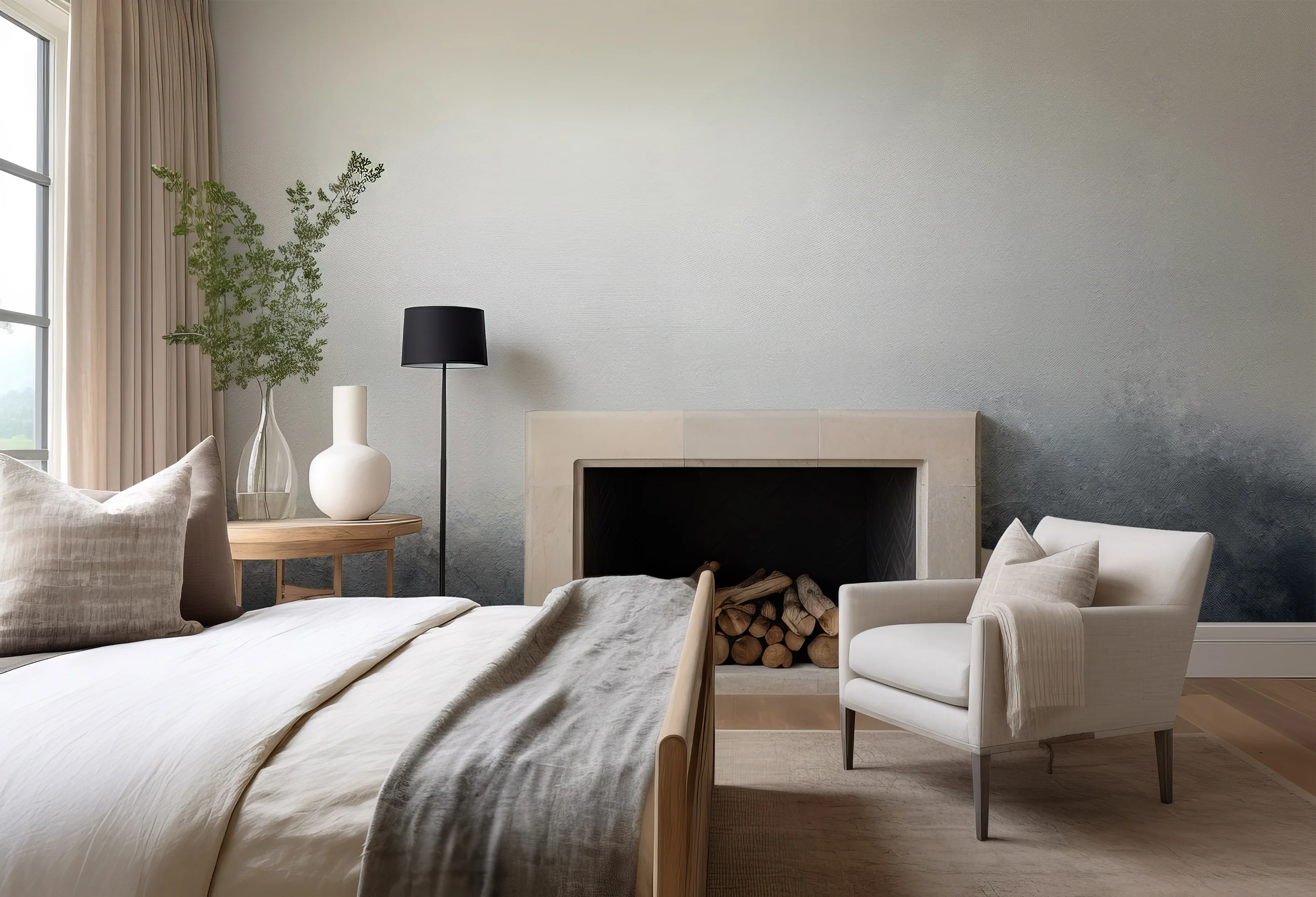 Hamilton - Textured Abstract Mountain Wallpaper Mural - Image 3