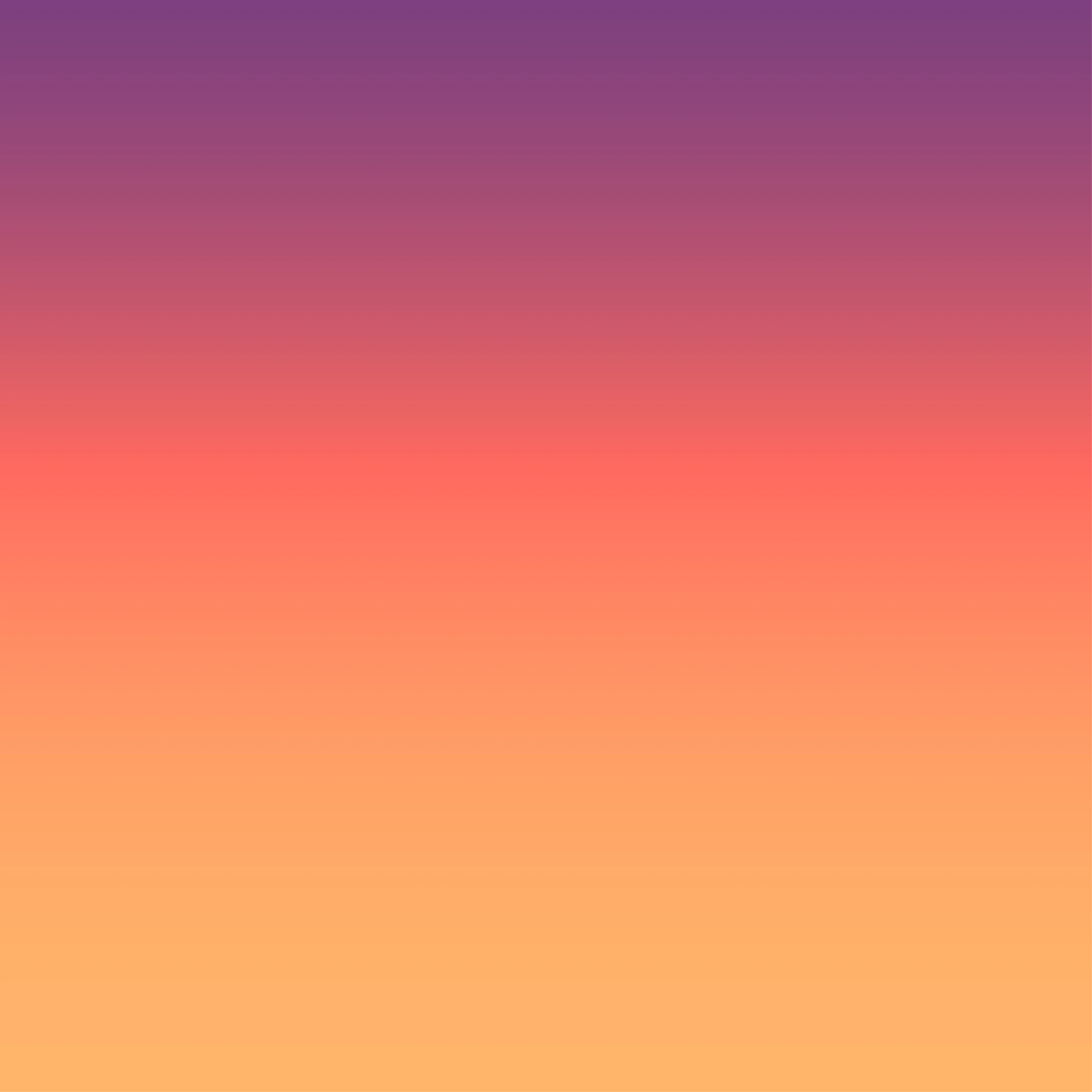 Misty Sunset Gradient - Purple Orange Ombre Wallpaper Mural - Image 3
